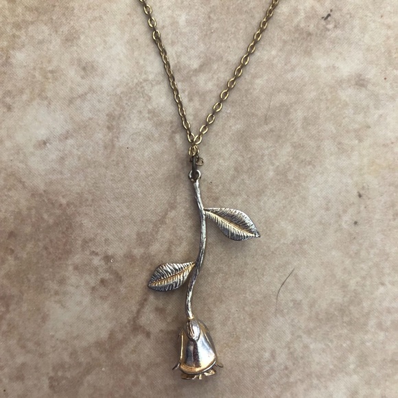 Jewelry - Gold Rose Necklace Jewelry - Gold Rose Necklace